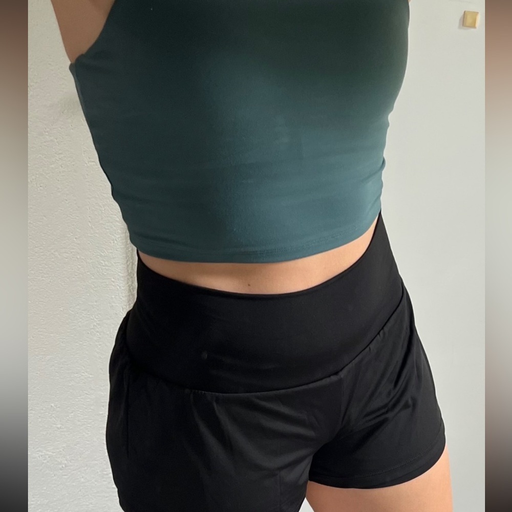 Halara Black High-Waist Women's Active Shorts - Picture 11 of 13